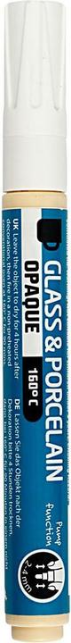 Actual product image Creativ Company Glass/porcelain painting pencil (White, 4 mm, 1 x)