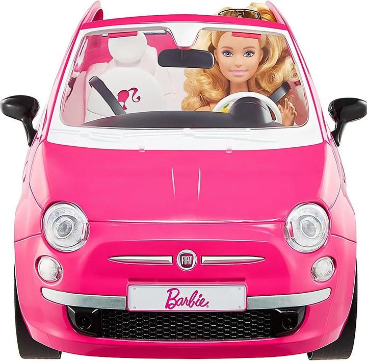 Actual product image Barbie Fiat convertible incl. doll