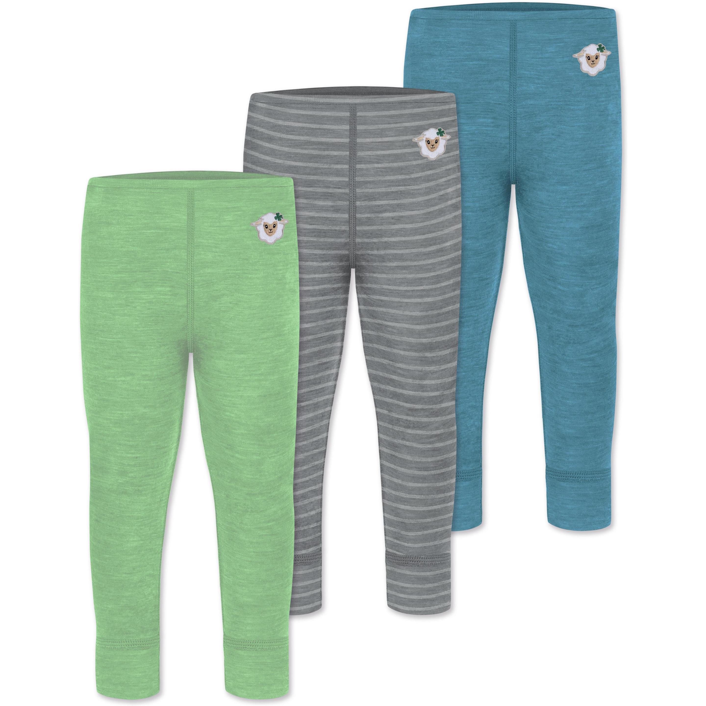Normani, Herren, Funktionsunterhose, 3er Pack Baby Merino Hose Unterhose „Tihoi" - 9509 (86), Blau, 86