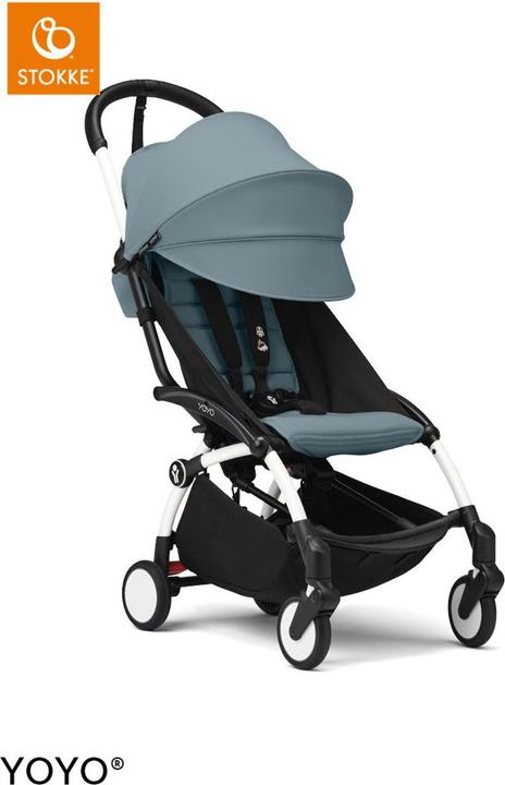 Actual product image Stokke YOYO³ 0+ white with 6+ textile set