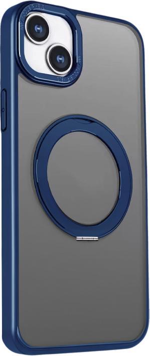 Produktbild OEM Mag Ring Drehbare Hülle für iPhone 12 / 12 Pro 6,1" navy blau (Apple iPhone 12)