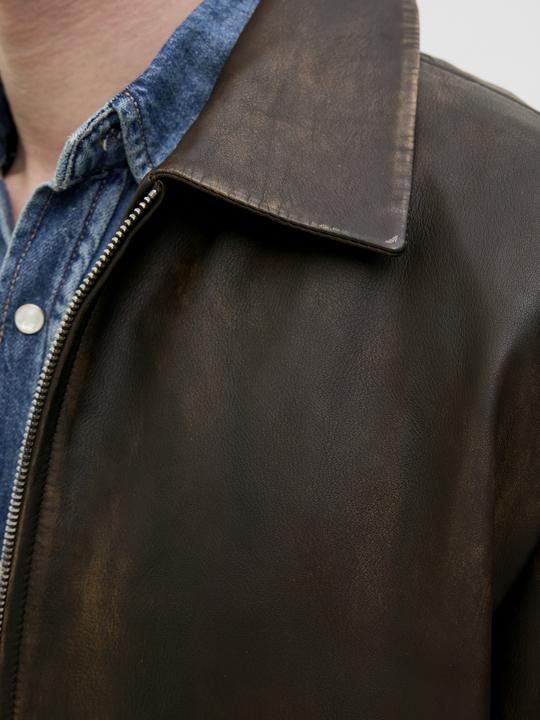 Actual product image Jack & Jones Lederjacke Lederjacke (M)