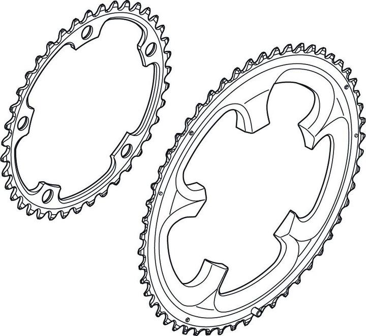 Actual product image Shimano Intérieur ULTEGRA 6700 Double (39)