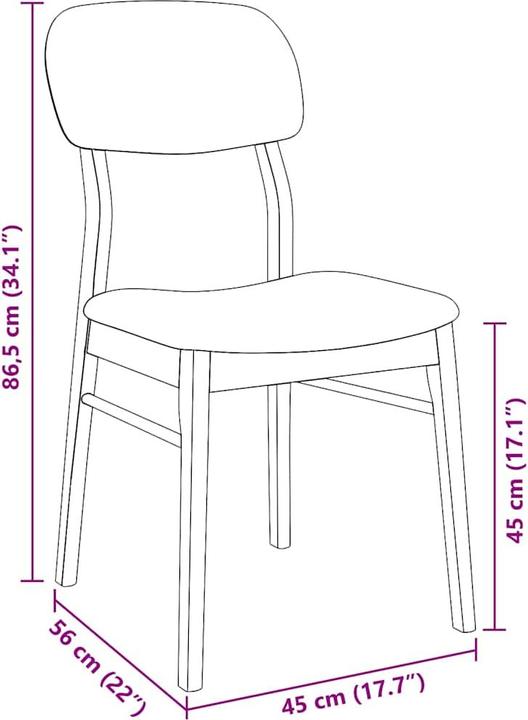 Produktbild vidaXL Esszimmerstuhl
