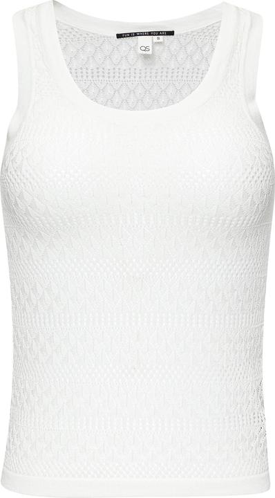 Immagine prodotto s.Oliver Strickpullunder Transparentes Feinstrick-Top mit Ajourmuster (XL)