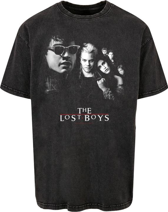 Absolute Cult The Lost Boys - Mono Poster Acid Washed Oversize Tee - 114723 (XXL)