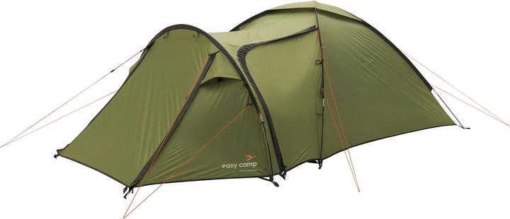 Easy Camp Kuppelzelt Lomsdal 3 (olivgr?n, mit Tunnel-Anbau, Modell 2025) (Tente igloo, 4.60 kg, 3 personnes)