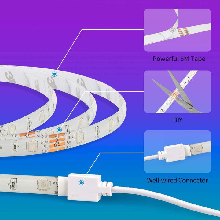Produktbild Meross LED Streifen (Mehrfarbig, 0.20 cm, Indoor)