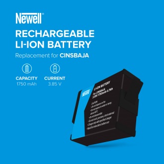 Immagine prodotto Newell Batteria di ricambio CINSBAJA per Insta360 Ace / Ace Pro