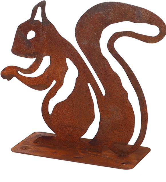 Image du produit Esschert Design Figurine décorative écureuil brun rouille, Caractéristiques : Aucune