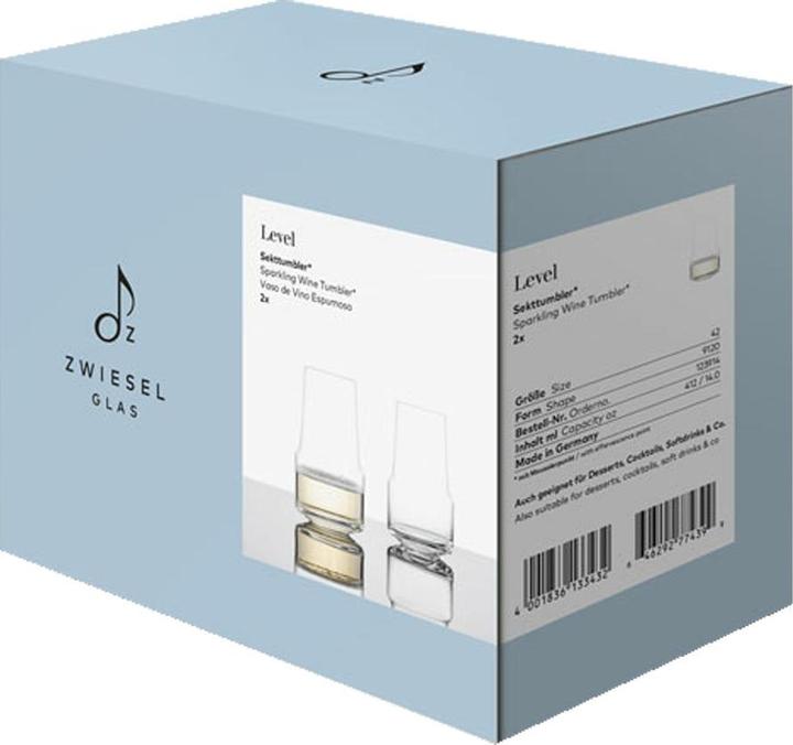 Produktbild Zwiesel Sektbecher Level 42 2 Stück (41.20 cl, 2 Gläser, Sektgläser)