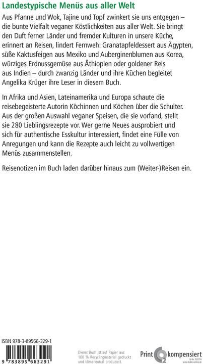 Produktbild Vegane Köstlichkeiten - international (Deutsch, Angelika Krüger, Karin Bauer, 2013)