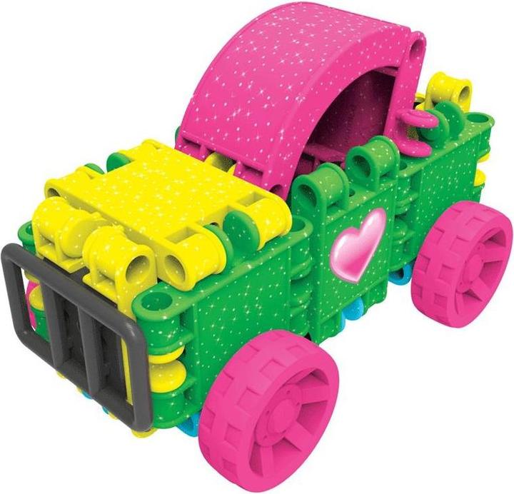 Productafbeelding Clics Bouwstenen - Glitter Bouwset 8in1