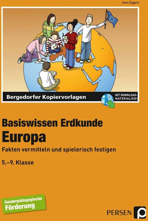 Produktbild Basiswissen Erdkunde: Europa (Deutsch, Jens Eggert, 2023)