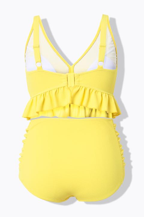 Immagine prodotto Ulla Popken Bikini con texture, coppe morbide, ruche e spalline regolabili (54)