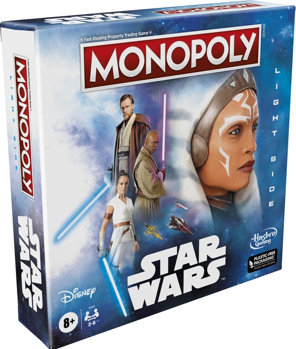 Productafbeelding Monopoly Star Wars Light Side Edition Bordspel, Star Wars Jedi-spel voor 2-6 spelers, Spel voor K (Duits)