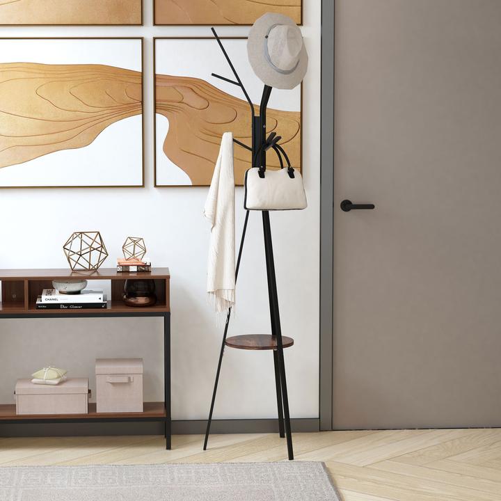 Actual product image Homcom Coat Rack with 8 Hooks