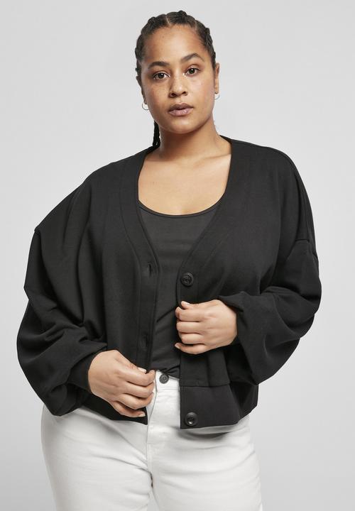 Actual product image Urban Classics Ladies Organic Oversized Short Terry Cardigan (5XL)