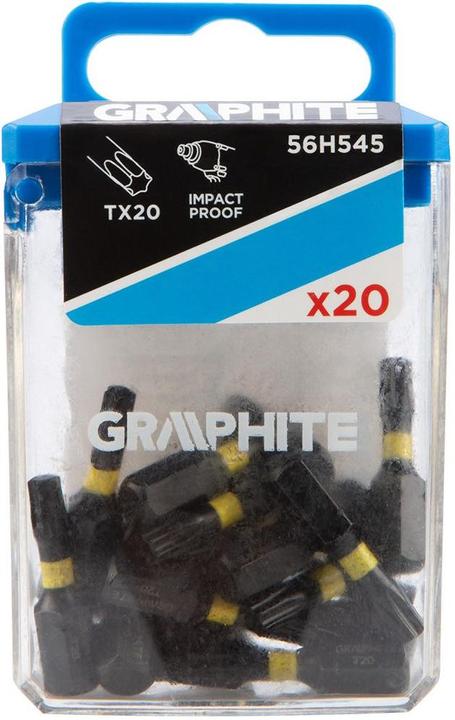 Produktbild Graphite Bity udarowe TX20 x 25 mm, 20 szt.