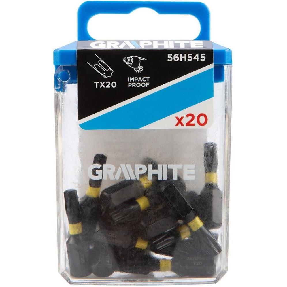 Thumbnail - Graphite, Bits, Bity udarowe TX20 x 25 mm, 20 szt. (TX20)