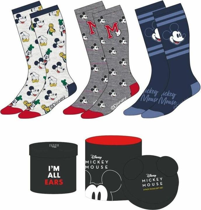 Immagine prodotto Cerda MICKEY - Confezione da 3 paia di calze da ginnastica (misura 36-43) (confezione da 3, 38 - 45)