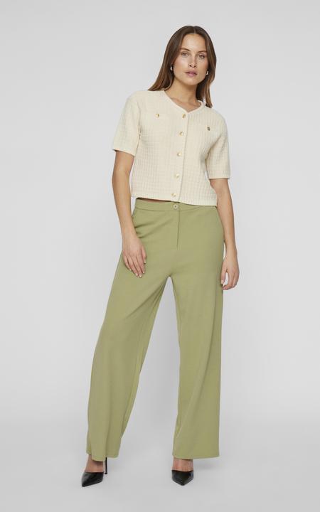 Image du produit Vila Pantalon taille haute à jambe large (L)