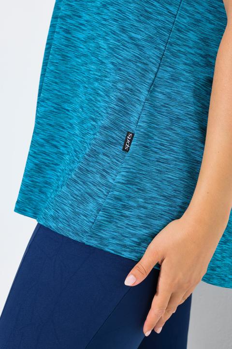 Actual product image Ulla Popken Quick Dry Heathered Tee (54)