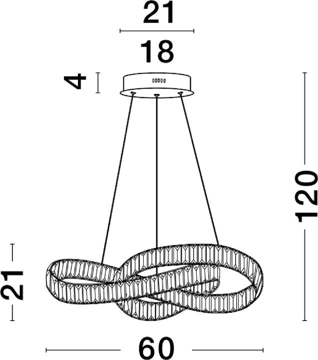 Actual product image Nova Luce Conceto (4075 lm)