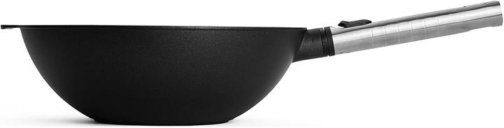 Immagine prodotto Woll 11028PLCI Padella ad induzione Pro Logic, in ghisa (28 cm, Wok, Alluminio, Alluminio pressofuso)