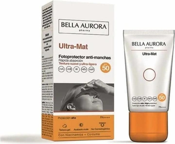 Bella Aurora Ultra-Mat Anti-Blemish Sunscreen SPF50 50ml (Sonnencreme, SPF 50, 50 ml, 70 g)