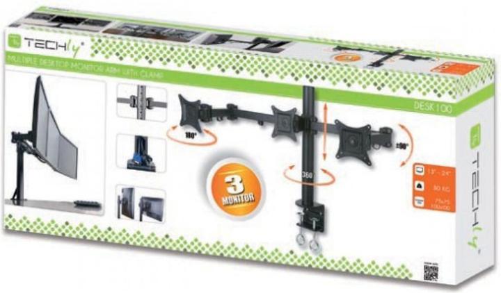 Produktbild Techly Schreibtischhalterung für LCD TV LED 13 24 Klemme (Tisch, 24.02")