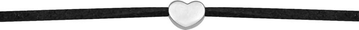 Image du produit Elli Collier Choker coeur ruban de satin 925 argent (Similicuir, Argent sterling 925, Pas de pierre, 36 cm)