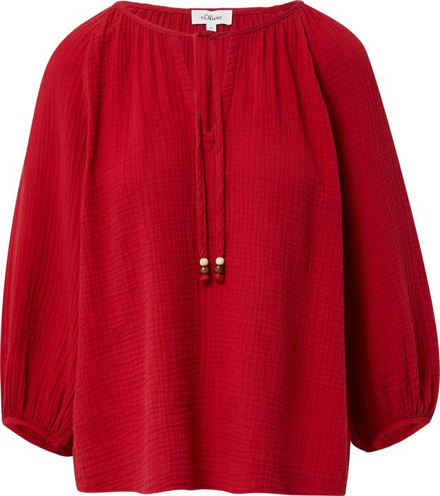 Immagine prodotto s.Oliver Bluse Musselin-Bluse mit Raglanärmeln und Raffung (32)