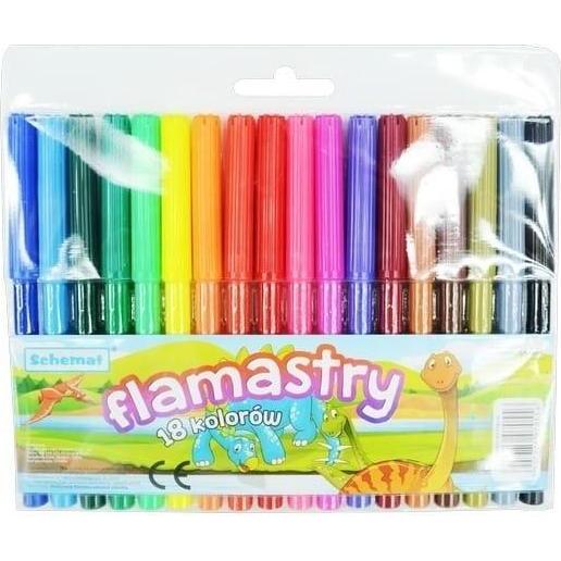 Schemat, Evidenziatori, Marker 18 Farben