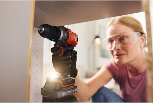 Productafbeelding Black & Decker Black&Decker accuboormachine 18V 2x2Ah,2G,Kof BCD382D2XK (Oplaadbare batterij)