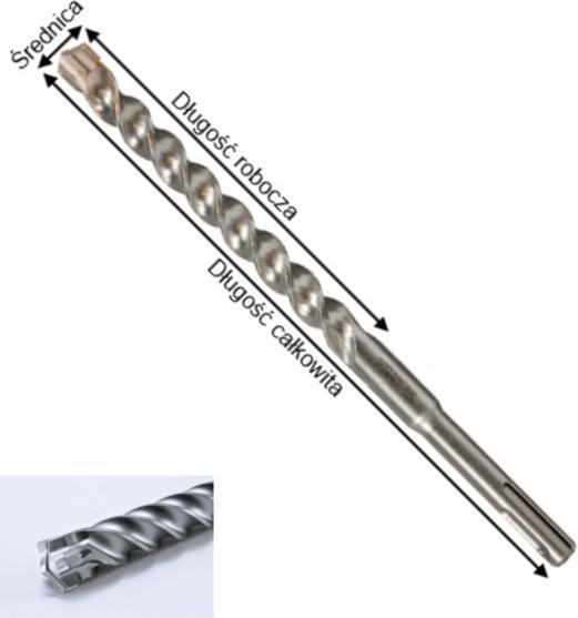 Actual product image Makita B-58702 SDS-PLUS 24x400/450mm NEMESIS 2 (24 millimetres)