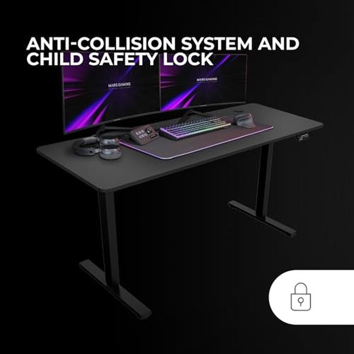 Actual product image Mars Gaming Electric Height-Adjustable Desk MGD-ERGOPRO160