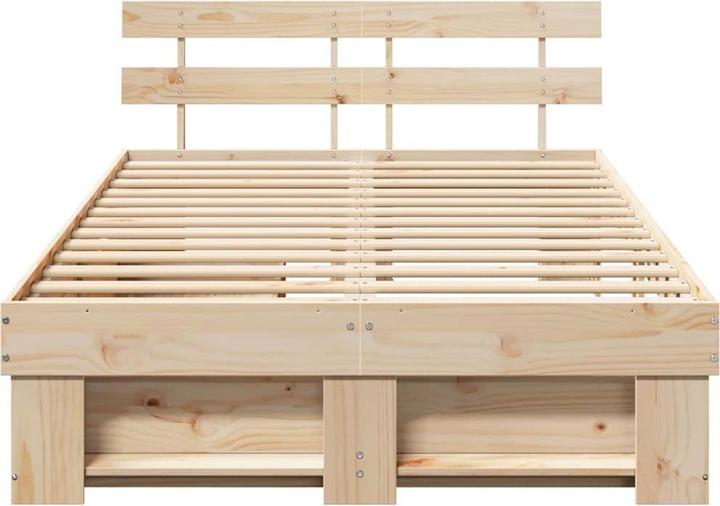 Actual product image vidaXL Holzbett (120 x 200 cm)