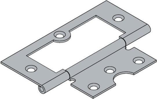 Produktbild Hettich Lamellentür-Scharnier 75 x 32 mm