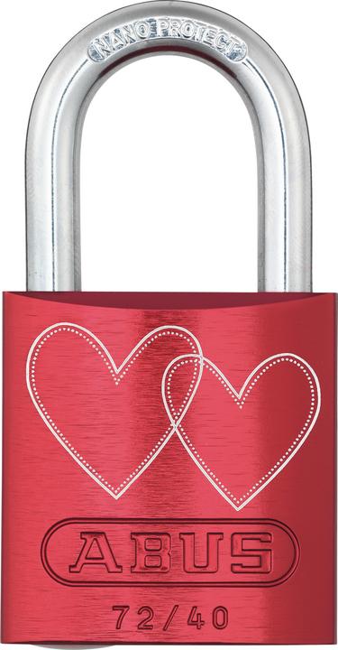 Abus 72/40 red Love Lock 4