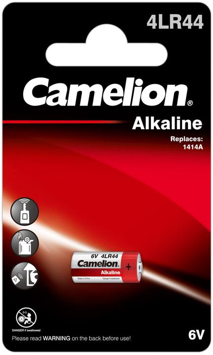 Produktbild Camelion 4LR44 Spezial-Batterie 476 A A (1 Stk., LR44, 150 mAh)