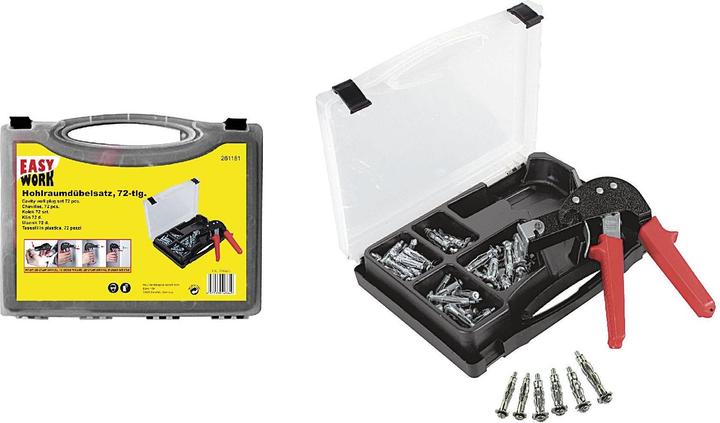 Produktbild Easy Work Hohlraumdübelsatz (72 Stk.)