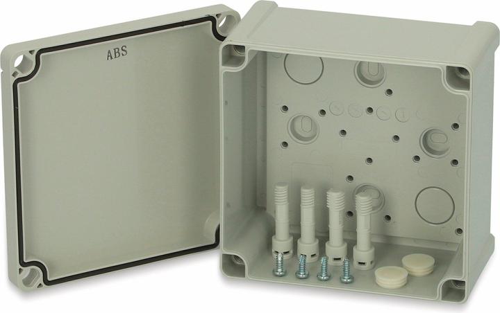 Produktbild Fibox Gehäuse grauer Deckel IP65 130x130x75mm (Gehäuse)
