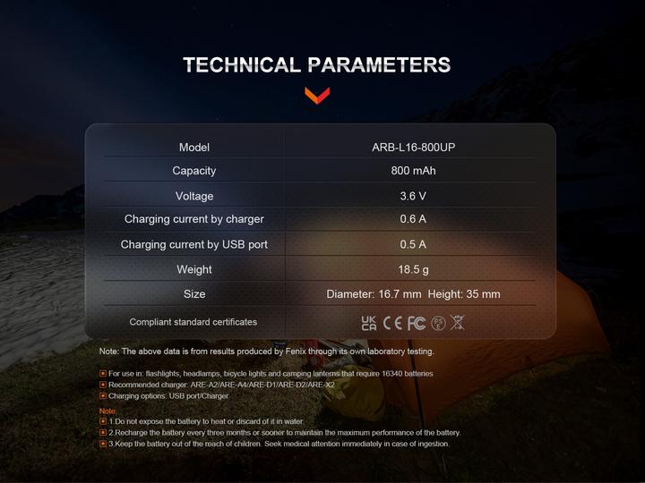 Produktbild Fenix FNX ARB-L16-800UP