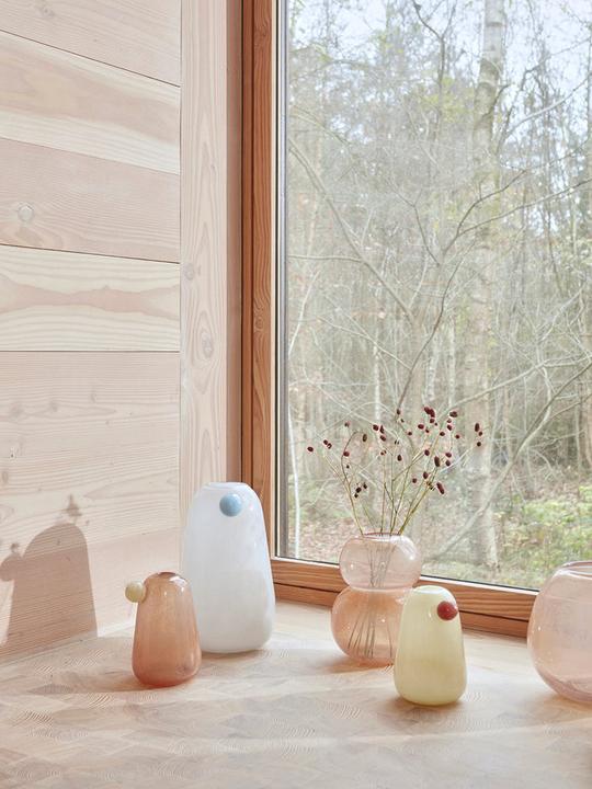 Produktbild OYOY Living Vase Lasi Small, Taupe (1 x, 24 x 20.5 x 20.5 cm, 10.09 l)
