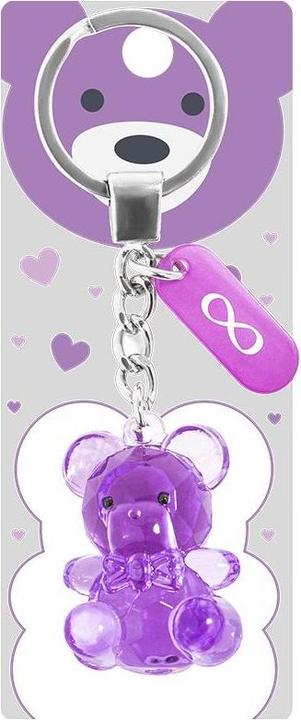Actual product image Be happy gifts Schlüsselanhänger Teddybär Unendlichkeitszeichen