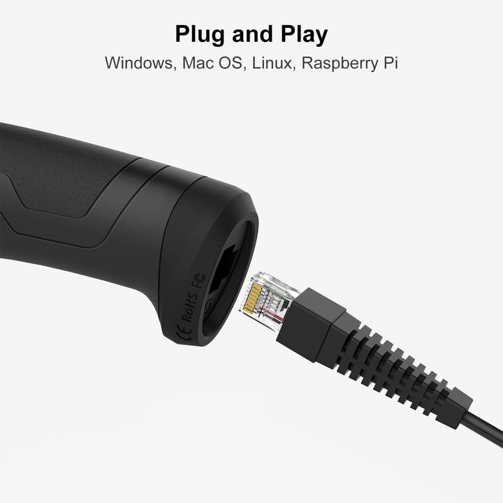 Produktbild Inateck Barcodescanner 33 black (BCST-33 black) (1D-Barcodes)