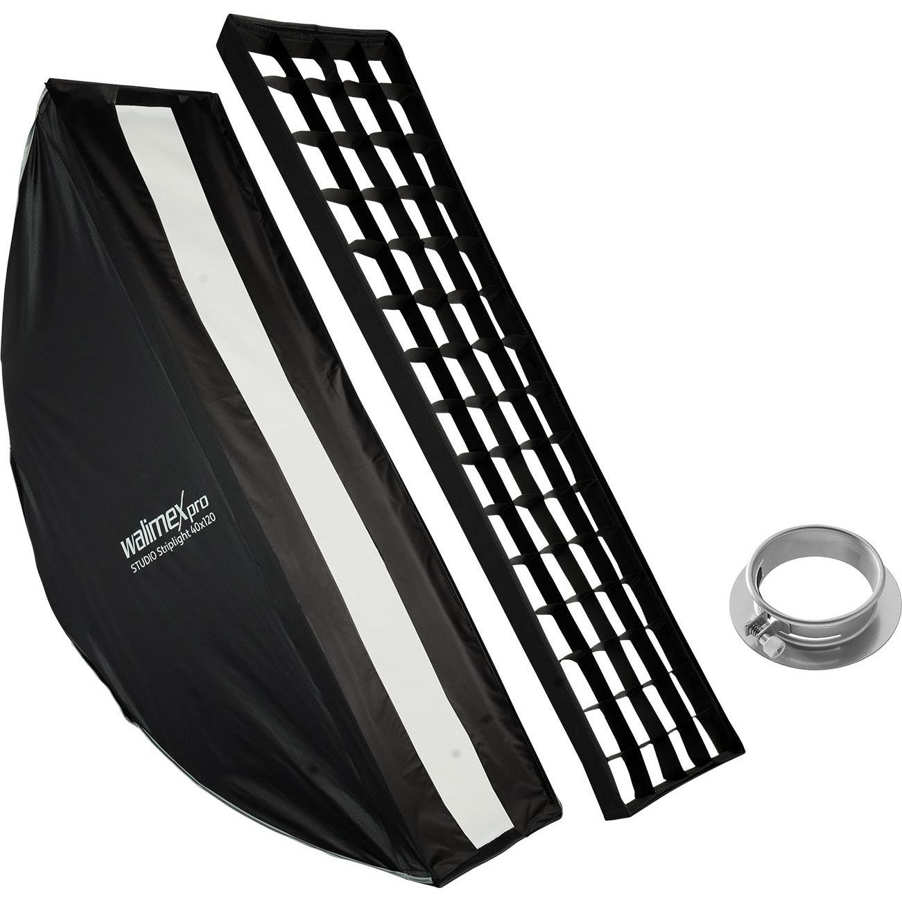 Walimex pro Studio Striplight 40x120 Profoto (Softbox), Softbox + Reflektor