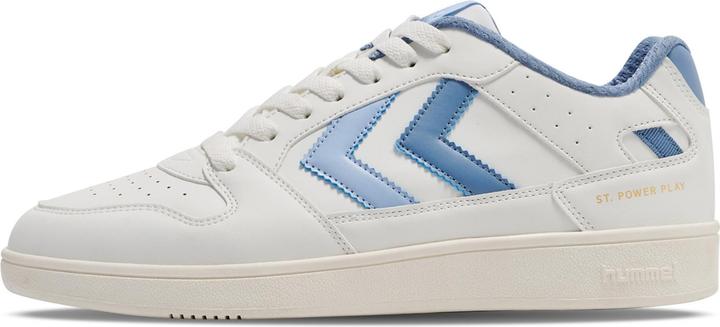 White/faded denim