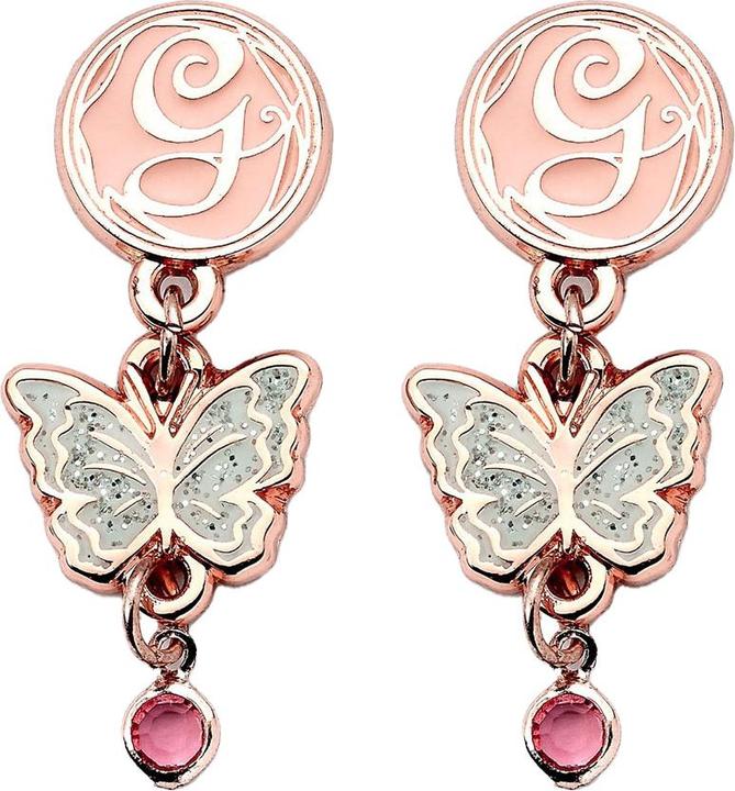 Immagine prodotto Wicked Glinda Placcato in Oro Rosa Farfalla Orecchini Pendenti (100% materiale sintetico)